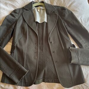 Stylish Dark Army Green Blazer
